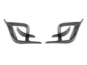 FIAT 500 Front Side Air Duct Diffuser Set - Carbon Fiber - 595 EU Model - Estremo